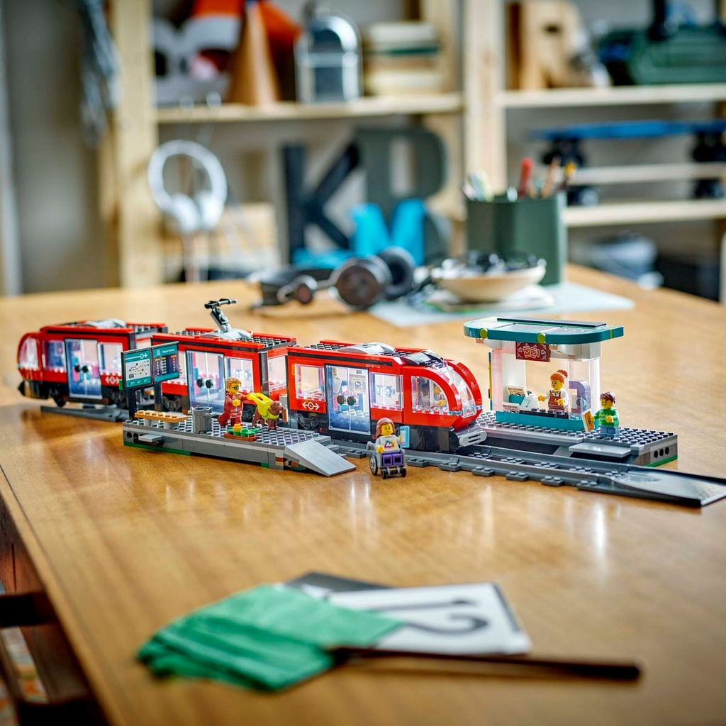 ファミコン LEGO 60423 City Downtown Streetcar and Station | My Toy Shop